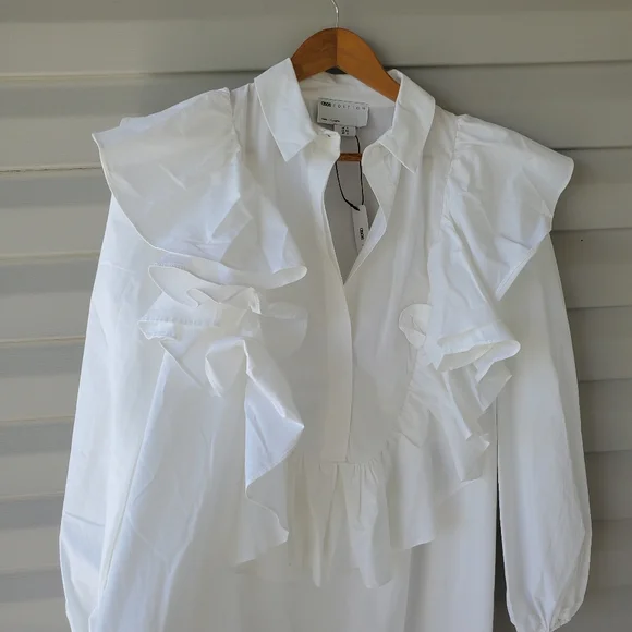 Asos Edition oversized white shirt dress - Picture 9 of 14